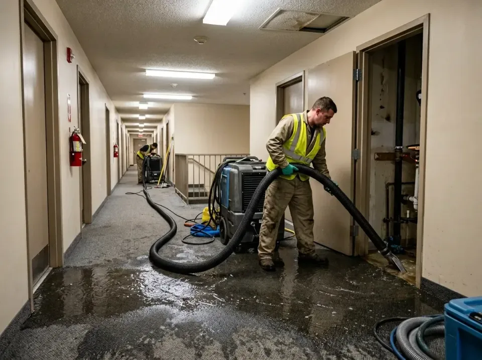 multi-unit-apartment-hallway-f-005 — frequently asked questions, Emergency Burst Pipe Water Extraction & Removal in Spotswoo…